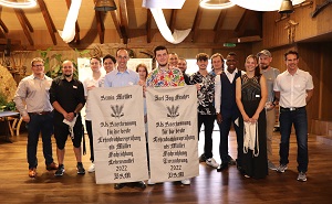Feier mit 13 frischgebackenen Müllerinnen und Müllern